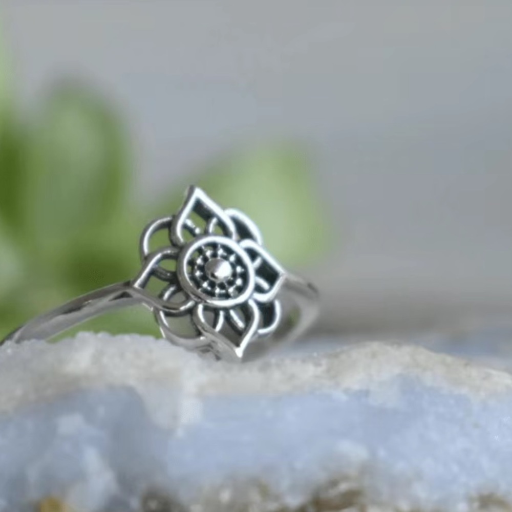New Mandala Sacred Pattern Ring - image 5